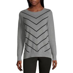 NWT Liz Claiborne Chevron Pullover Sweater